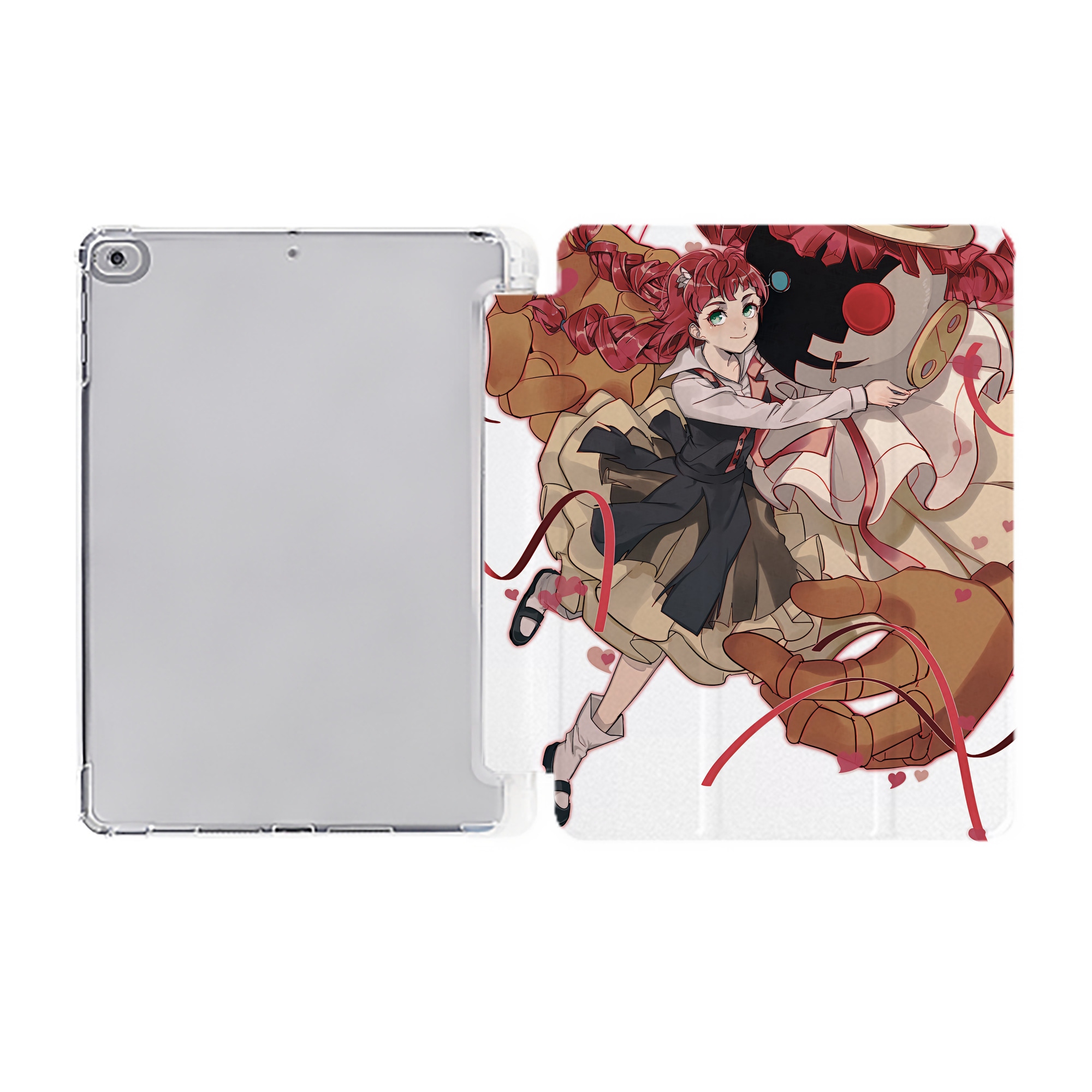 （画像用） 文豪ストレイドッグス Bungo Stray Dogs IPad ケース ペン収納付き 三つ折りスタンド PUレザー×シリコン 対応機種9.5/10.5/10.9インチ